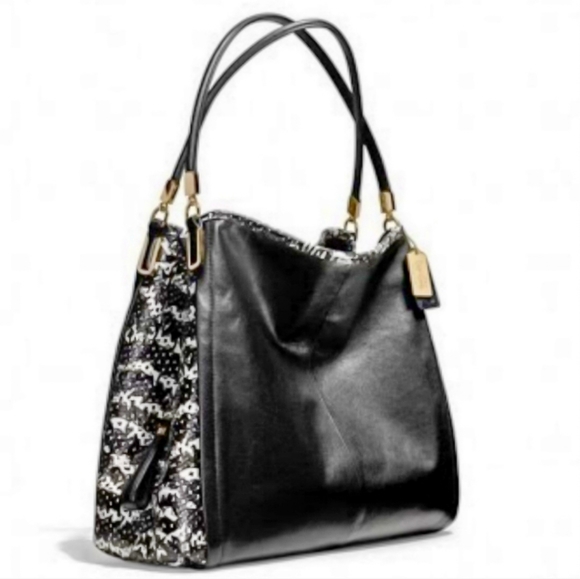Coach Black White Python 28604 Phoebe Purse - Picture 10 of 10